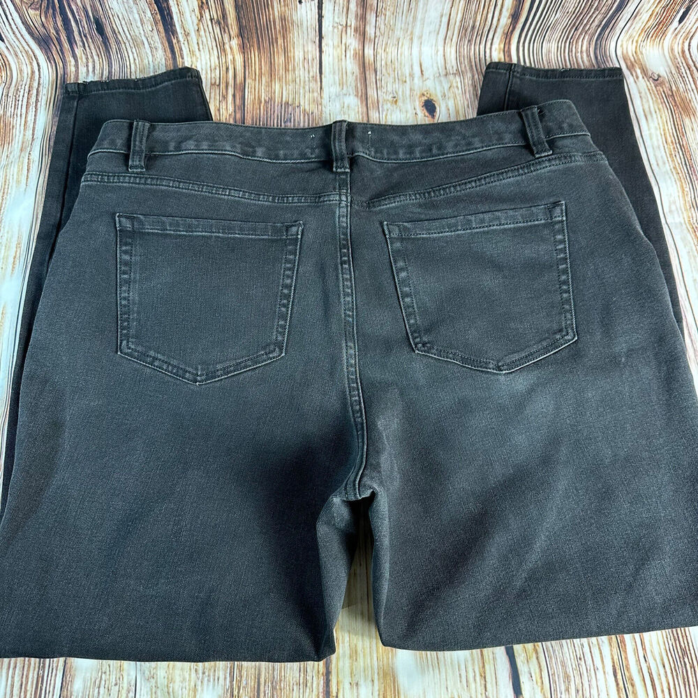 Lane Bryant FLEX High Rise Skinny Womens Size 16 Black Jeans Denim Pants 35x27 - Picture 3 of 10